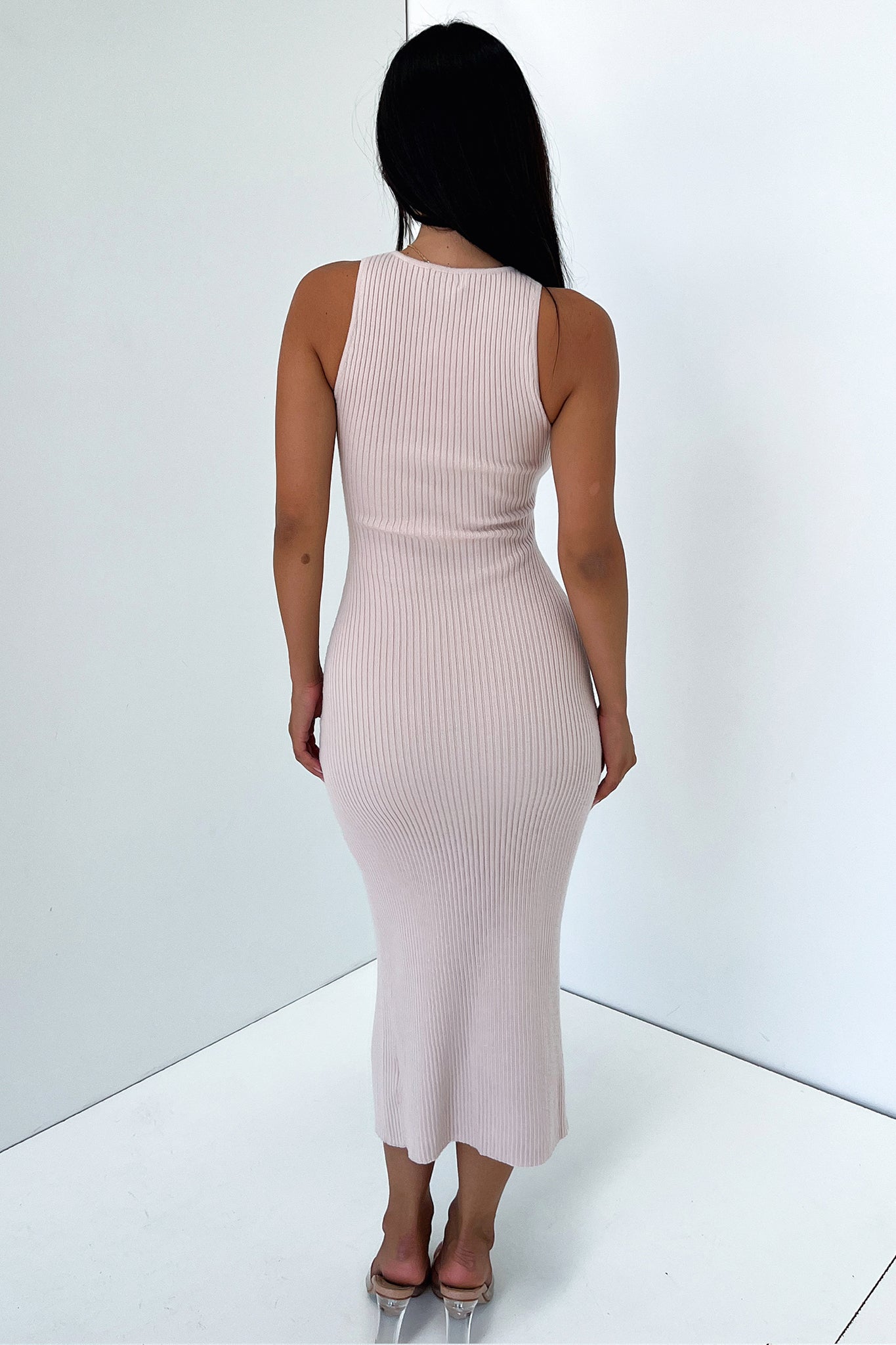 Geniva Midi Dress for Women - Elegant Beige Summer Dress for Casual Wear, Office & Date Night | Flattering A-Line Silhouette & Comfortable Fabric