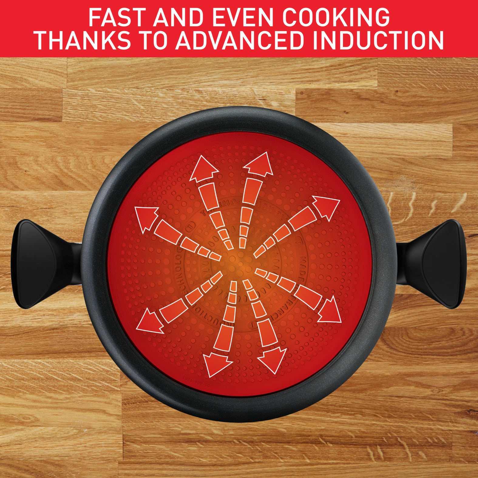 Tefal React Induction Non Stick Stewpot with Lid - 24cm/4.5L - Premium Cookware for Induction Cooktops - Perfect for Soups, Stews & Slow Cooking