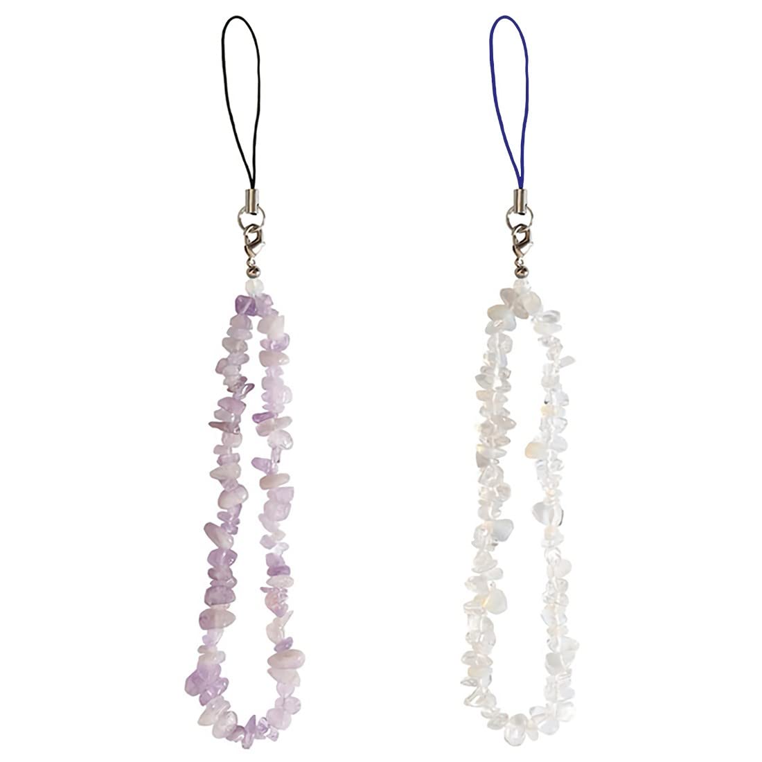 Bohemian Anti-Loss Phone Strap with Beads - 2 Pack Wrist Lanyard for Women & Girls - Perfect for Smartphones, Tablets, and Keys - Great for Travel, Shopping, and Everyday Use