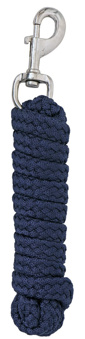 Premium Blue Braided Horse Lead Rope - Durable & Soft Nylon for Training, Grooming & Show - Perfect for Equestrian, Stable & Trail Riding