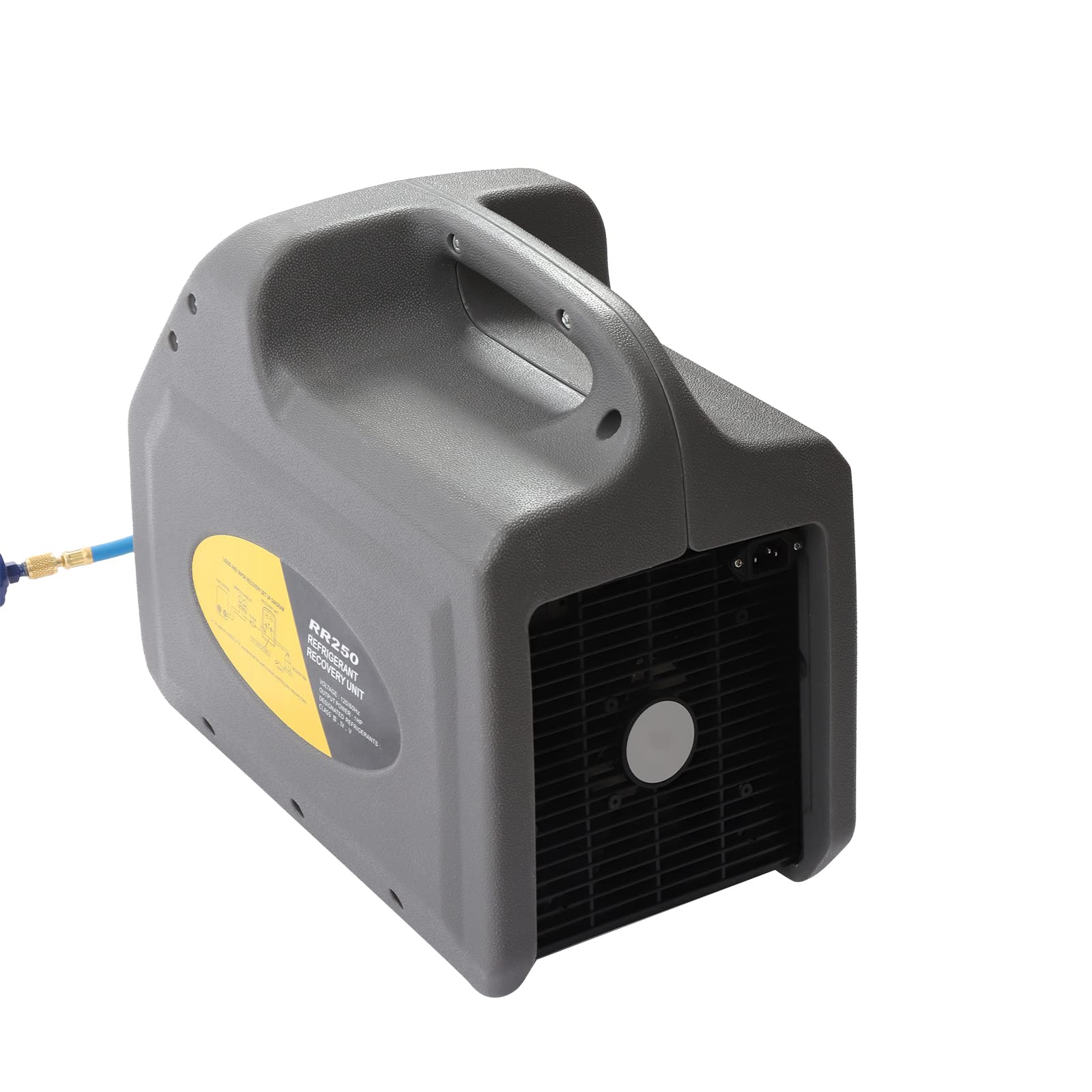 3/4HP AC Refrigerant Recovery Machine - Single Cylinder HVAC Recycling Unit (558psi) for R22 R134a R410a - Professional Air Conditioning Repair Tool for Home & Auto AC Maintenance