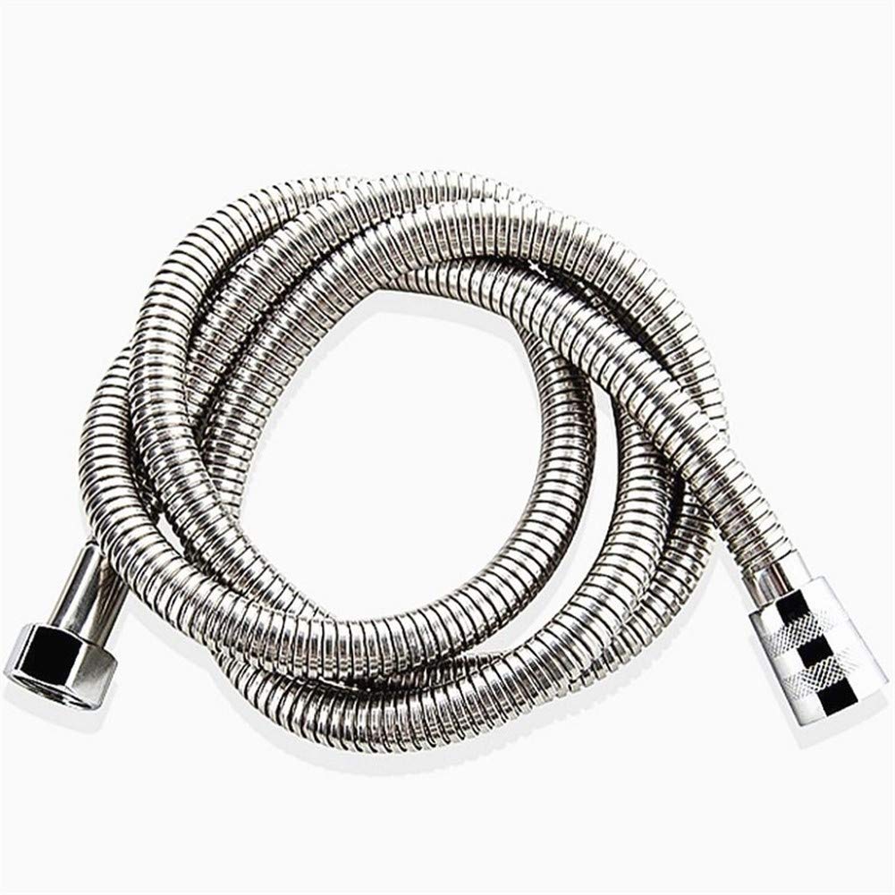 Premium 1.5m/2m Flexible Stainless Steel Shower Hose - Silver Soft Bathroom Water Pipe for Shower Head Replacement | Durable & Leak-Proof | Ideal for Bathroom Renovation & Spa Experience (200cm)
