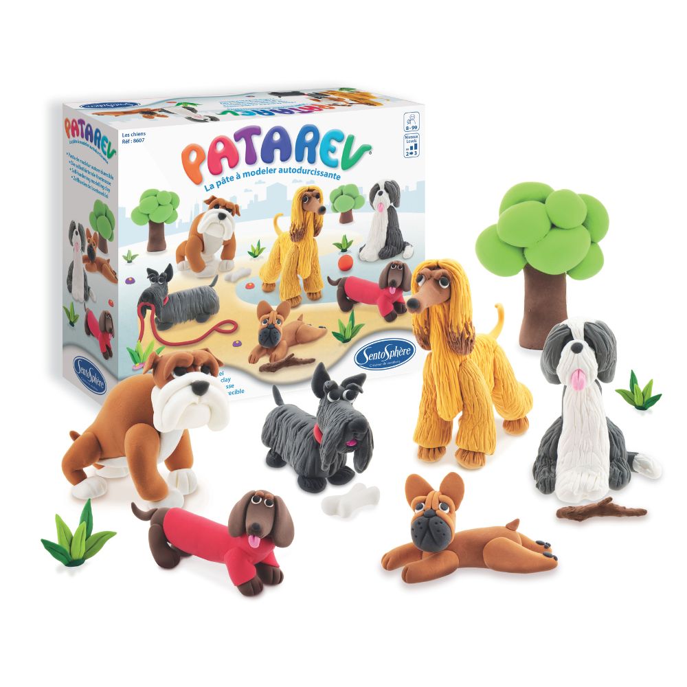 Patarev Air Dry Clay Kit for Dogs - Non-Toxic Modeling Clay for DIY Pet Crafts, Sculpting & Home Decor - Perfect for Dog Lovers & Art Projects