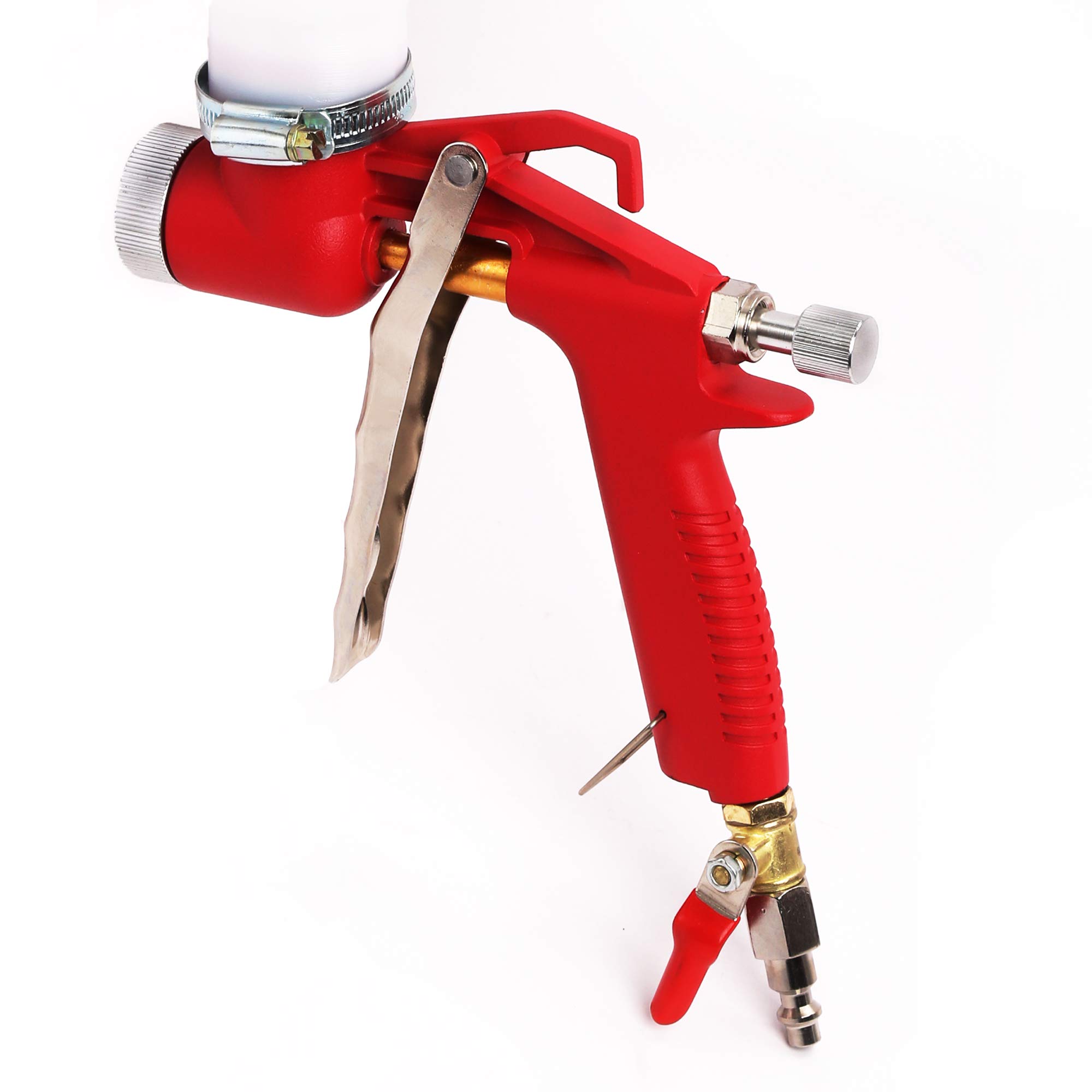 1.45 Gallon Air Hopper Spray Gun - Professional Paint Texture Tool for Drywall & Wall Painting with 3 Nozzles - Perfect for Home Renovation, DIY Projects & Professional Contractors