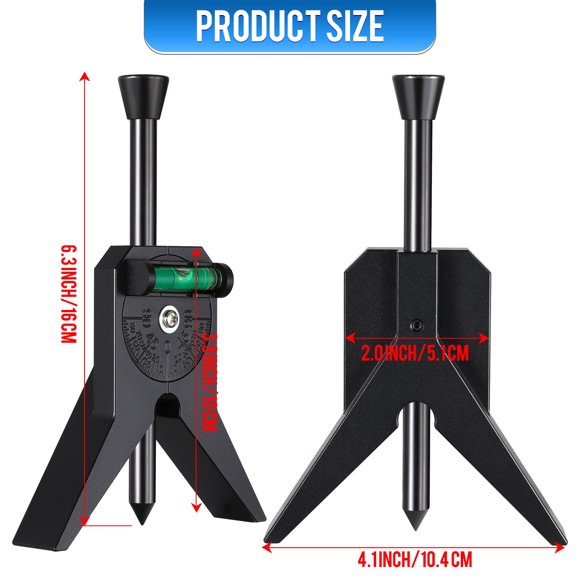 Magnetic Pipe Center Finder Tool - Adjustable Y-Shape Design for Measuring 0.5