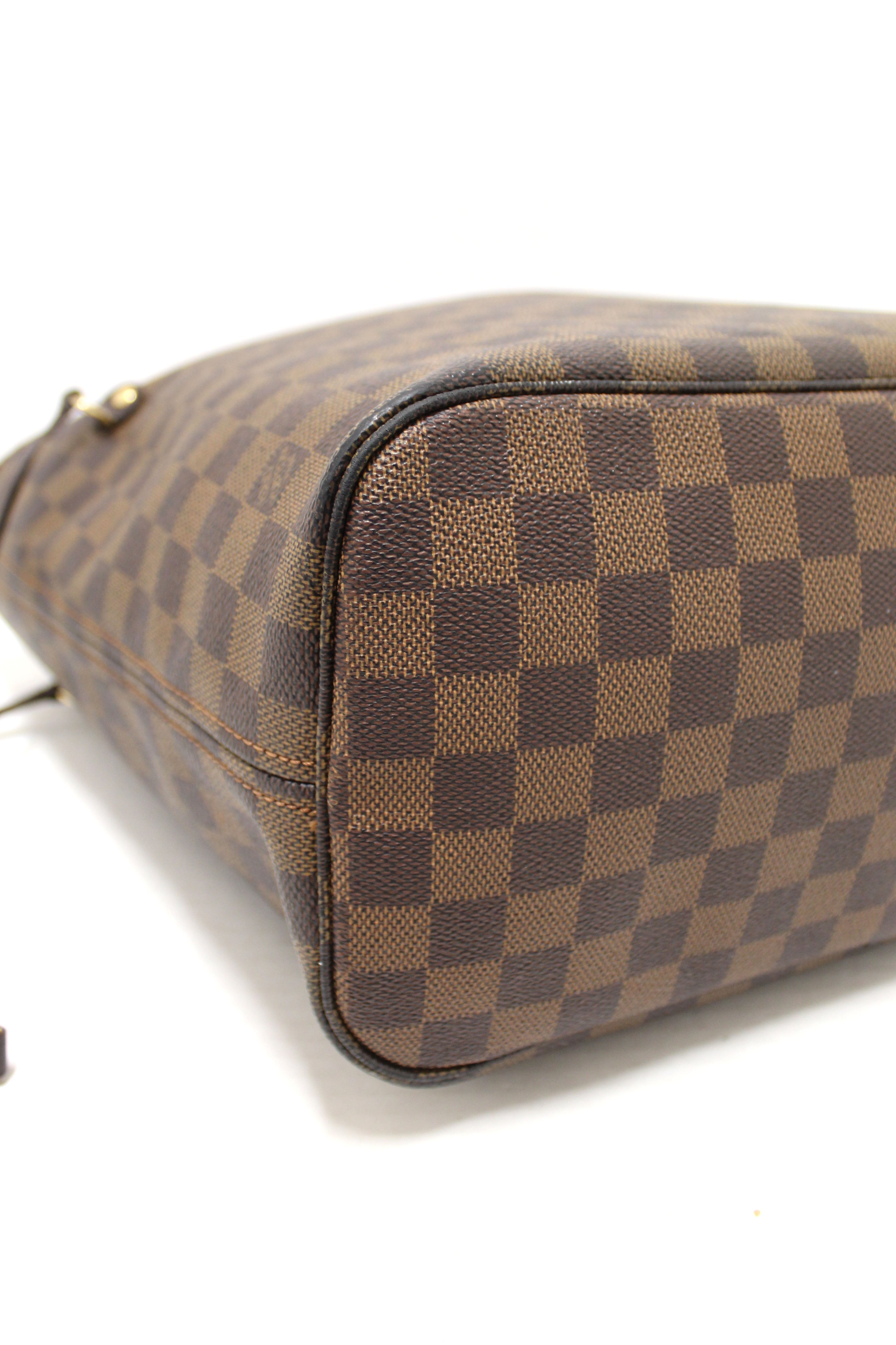 Authentic Louis Vuitton Damier Ebene Neverfull MM Shoulder Tote Bag - Luxury Designer Handbag for Women, Perfect for Work, Travel & Shopping