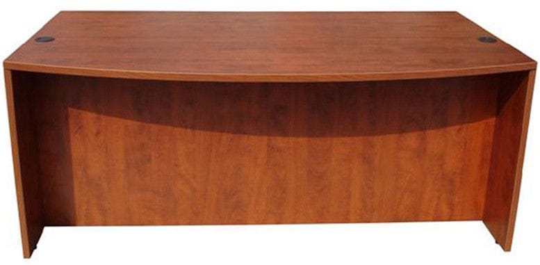 Boss Bow Front Desk Shell [N189] - Modern Office Reception Desk for Professional Workspaces & Corporate Lobbies