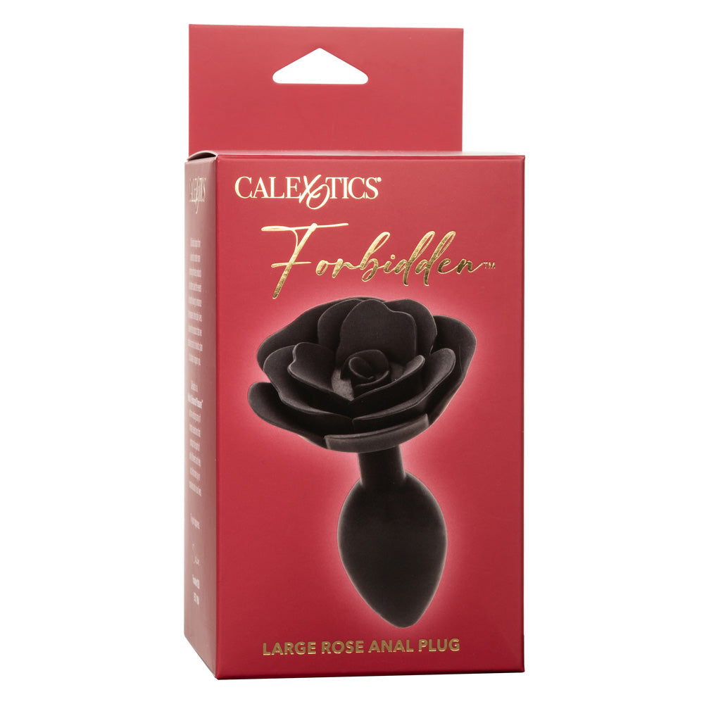 Forbidden Silicone Rose Anal Plug - Large Size for Comfort & Pleasure - Perfect for Couples Play & Solo Exploration