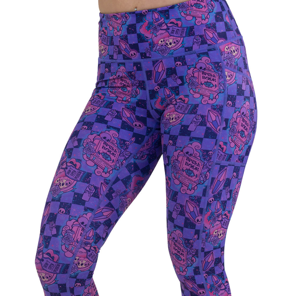 Spellbound High Waist Yoga Leggings for Women - Stretchy, Comfortable & Breathable Workout Pants - Perfect for Yoga, Gym, Running & Lounge Wear