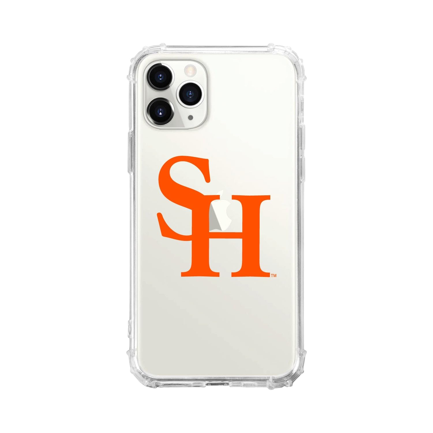 OTM Essentials Durable Phone Case for iPhone 13 - Shockproof Tough Edge Protection - Sam Houston State University Themed - Classic White Design - Perfect for College Students & Alumni