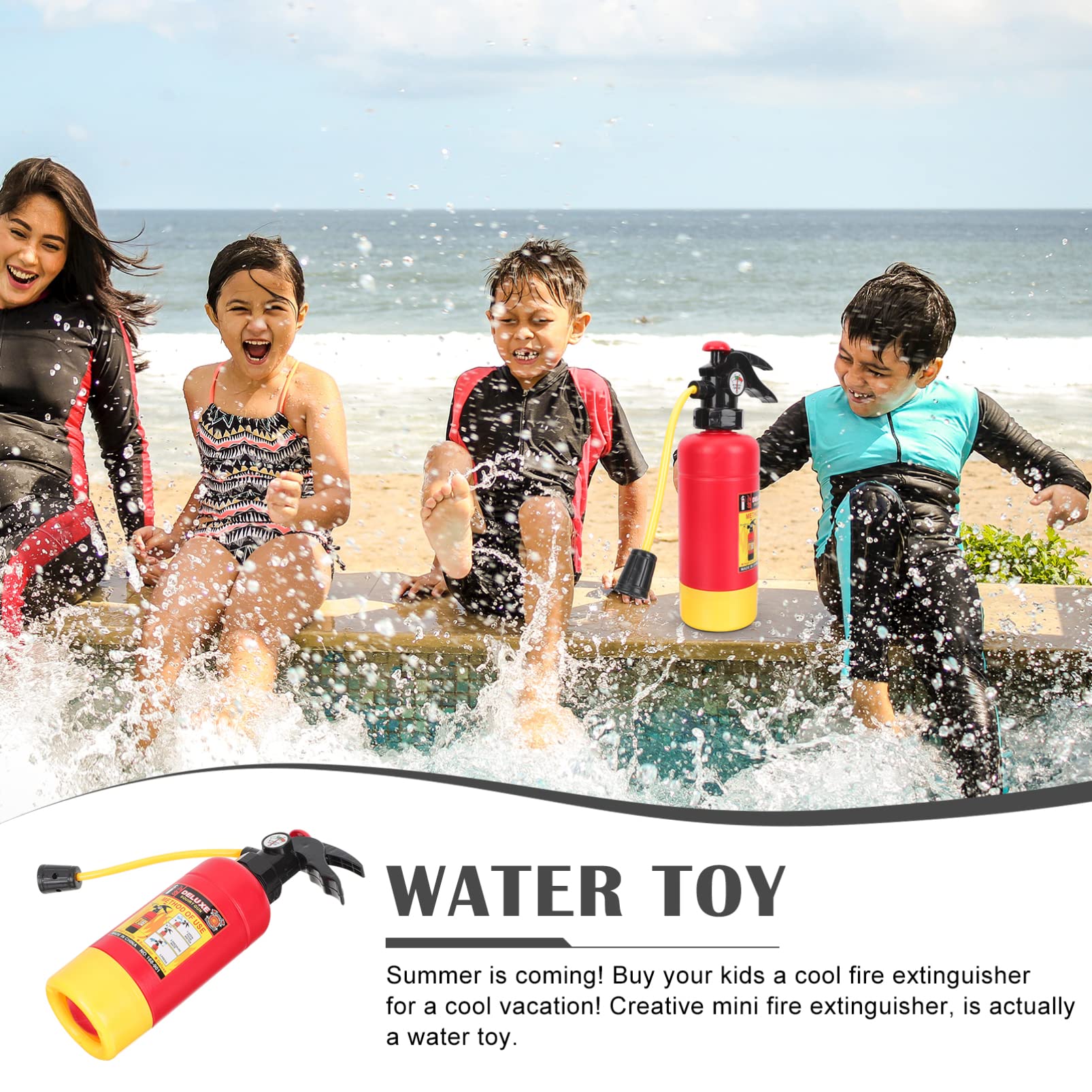Cabilock Kids Water Gun Toy - Outdoor Water Shooter & Soaker for Summer, Beach, Backyard Play - Fun Water Extinguisher Toy for Children's Outdoor Activities