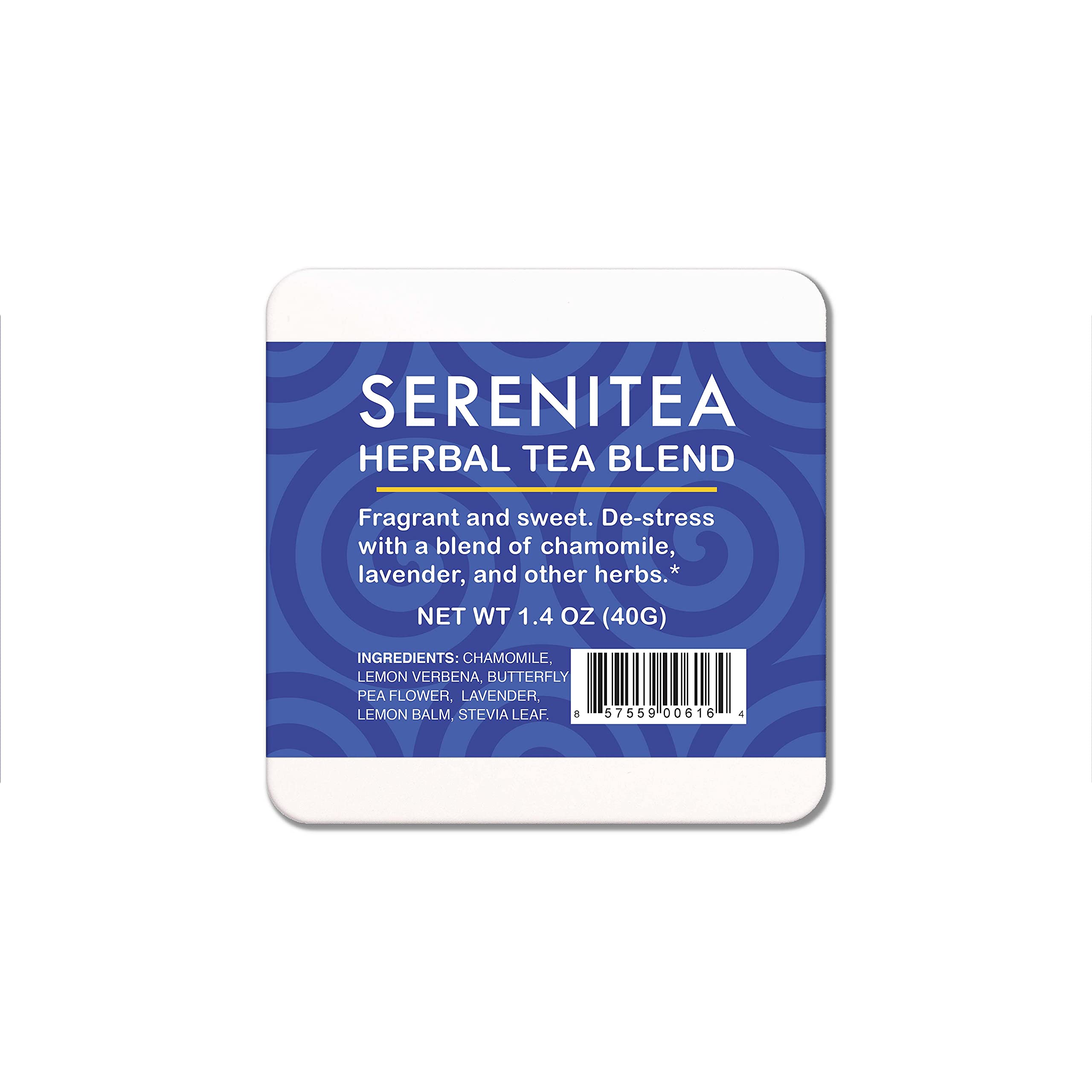 Jovian Pantry Serenitea Herbal Tea Blend - Caffeine Free Loose Leaf Tea for Relaxation & Stress Relief | Perfect for Evening, Meditation & Wellness Rituals