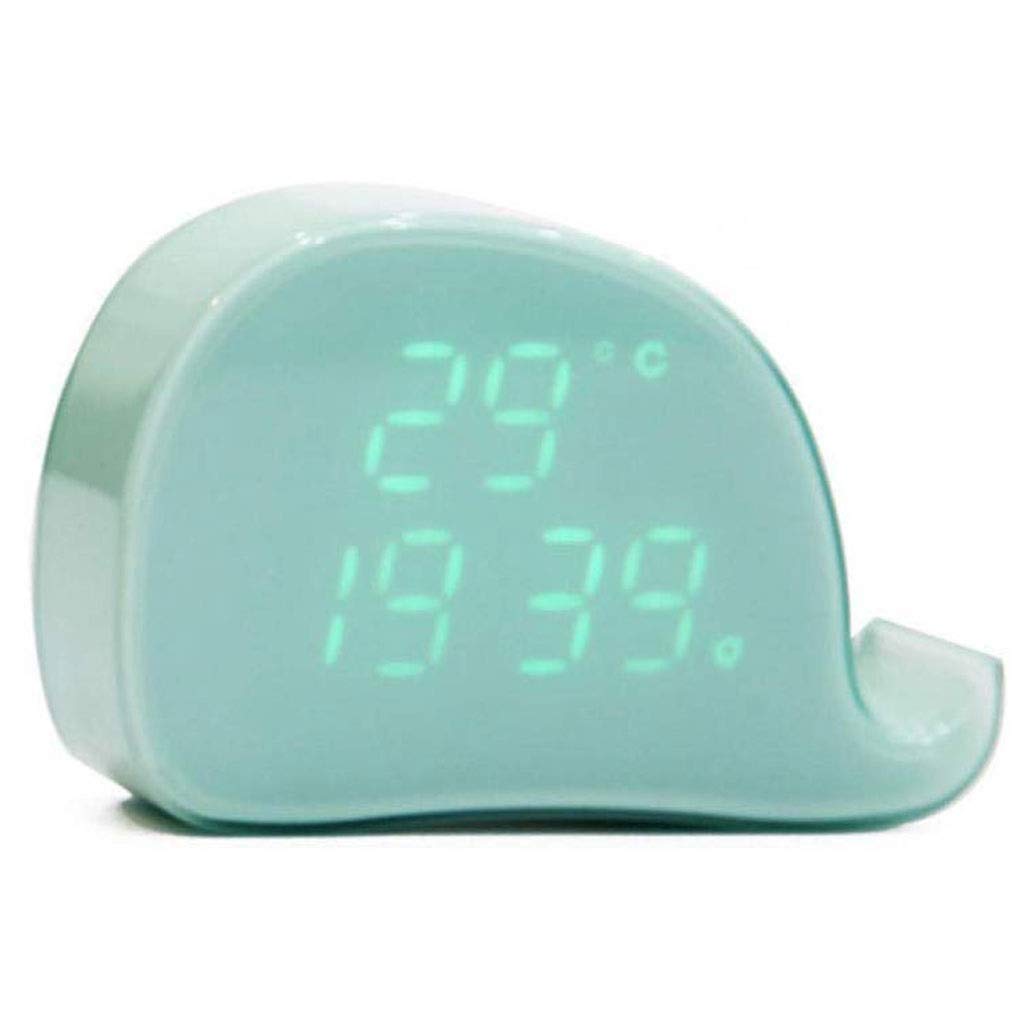 PDGJG Small Alarm Clock for Kids - Silent Cute Cartoon Bedside Alarm Clock for Students & Children | Perfect for Bedrooms, Dorms, and Nightstands (Color: A)