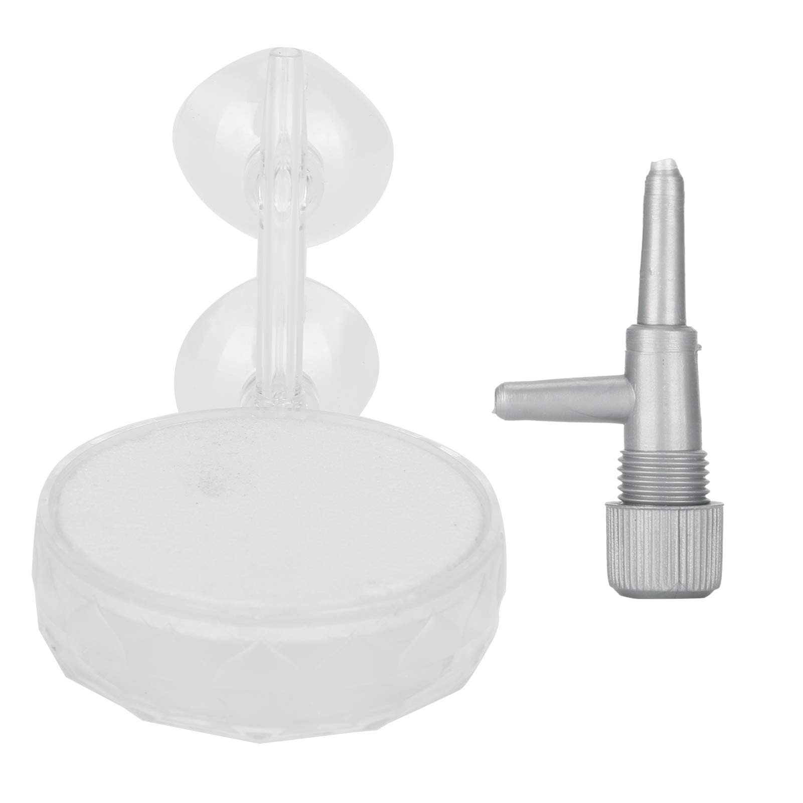 Premium CO2 Diffuser for Aquarium - Transparent Durable Fish Tank CO2 Refiner with Suction Cup (Fits 60-180cm Tanks) | Ideal for Planted Tanks & Aquatic Ecosystems