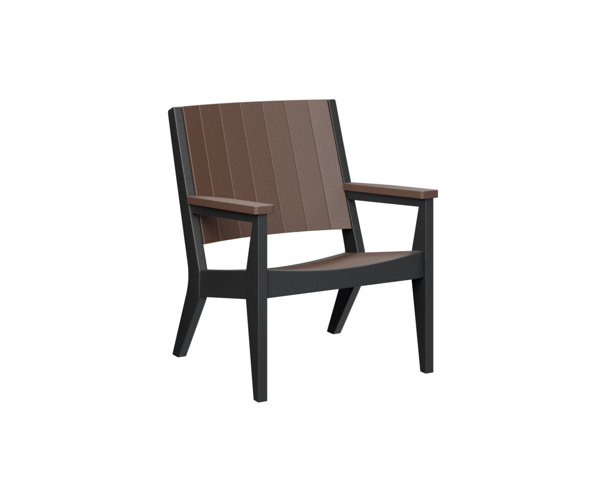 Berlin Gardens Mayhew Chat Chair - Outdoor Patio Conversation Chair with Cushion, Weather-Resistant Steel Frame - Perfect for Garden, Deck, and Poolside Relaxation