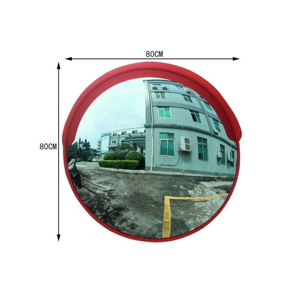 80cm Convex Safety Mirror for Highways & Intersections - Traffic Blind Spot Mirror for Roadside, Parking Lots & Public Areas | Ideal for Accident Prevention & Enhanced Visibility