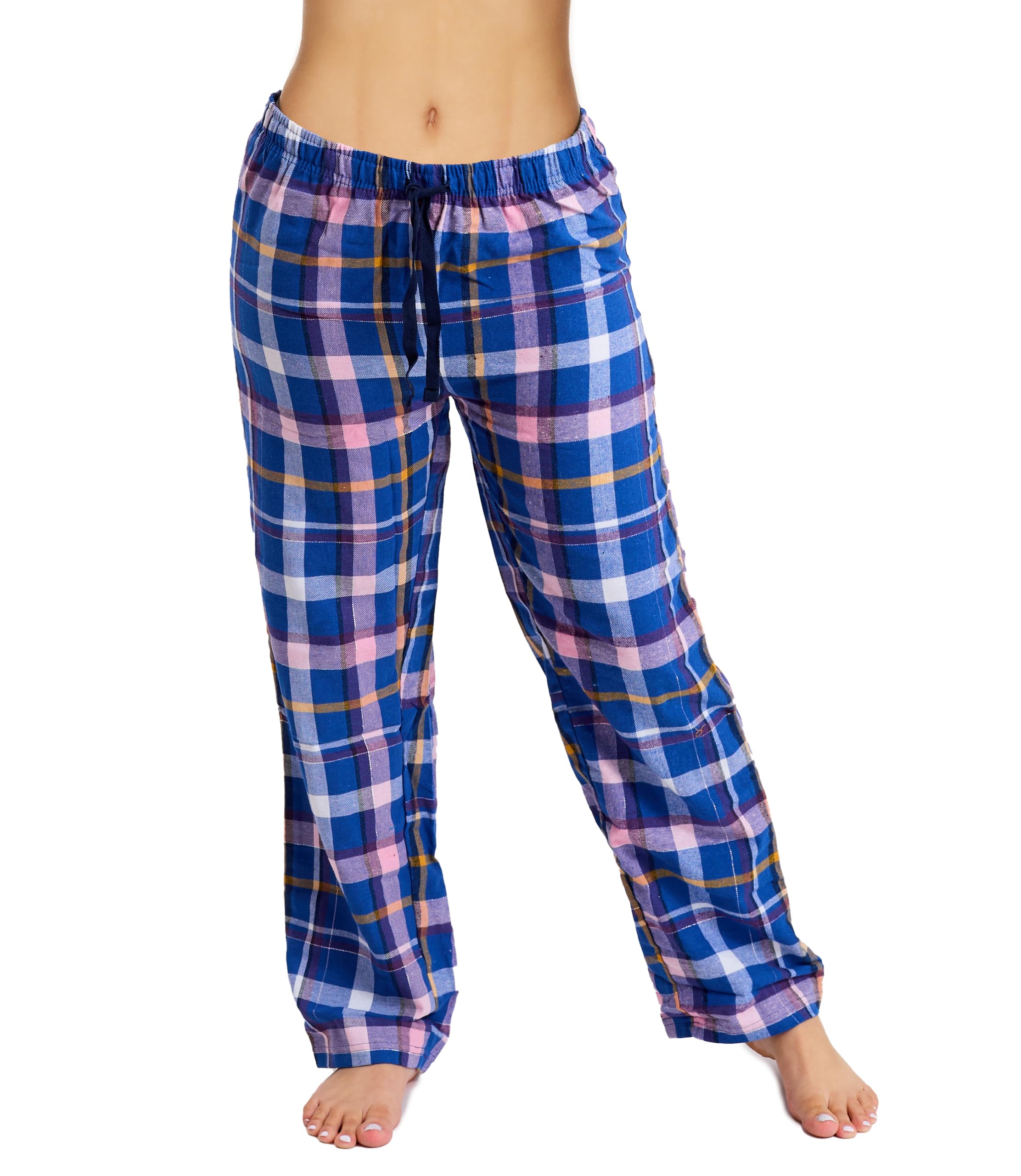 Women's Soft Cotton-Blend Flannel Pajama Pants - Cozy Lounge Pants for Sleep & Relaxation (Sizes S-2X) - Perfect for Winter Nights, Lounging at Home & Gift Giving