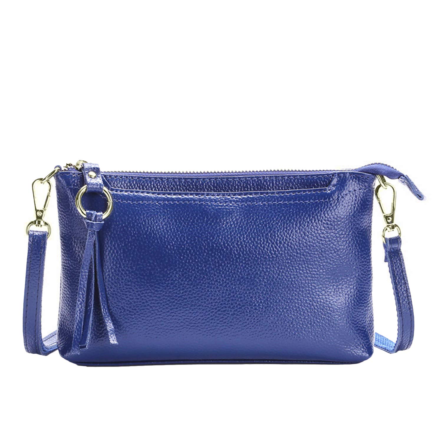 NOTAG Genuine Leather Crossbody Bag for Women - Lightweight Shoulder Bag, Clutch Wallet Purse with Adjustable Strap | Perfect for Travel, Shopping & Everyday Use