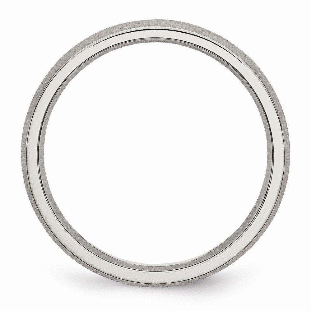 Diamond2Deal Titanium 4mm Brushed Wedding Band Ring for Men - Comfort Fit, Durable & Hypoallergenic - Perfect for Engagement, Anniversary & Everyday Wear