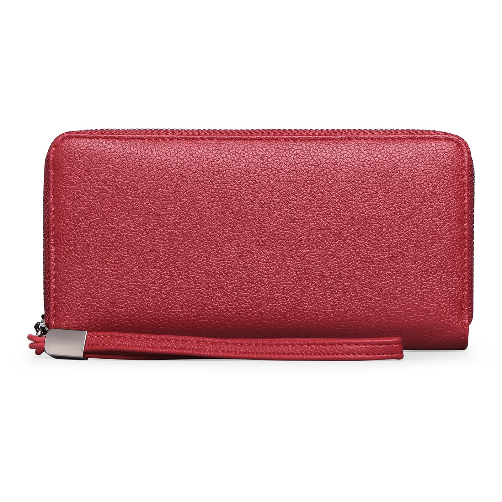 GOIACII Genuine Leather Women's Wallets - Large Capacity RFID Blocking Long Purse with Detachable Wrist Strap | Credit Card Holder & Cash Organizer for Everyday Use, Travel, and Shopping