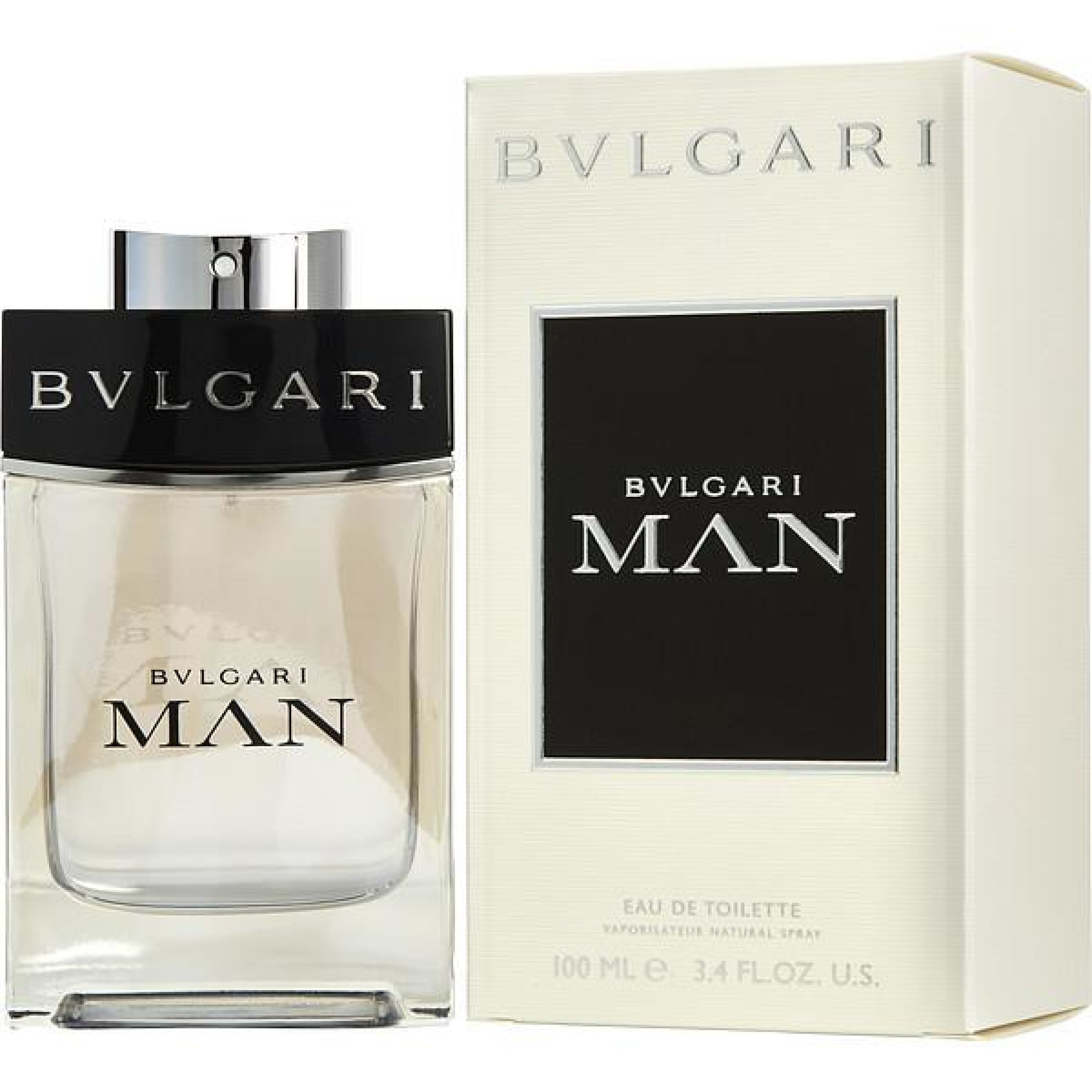 Bvlgari Man 100ML Eau de Toilette Spray for Men - Fresh & Luxurious Cologne for Day & Night Wear, Office & Special Occasions