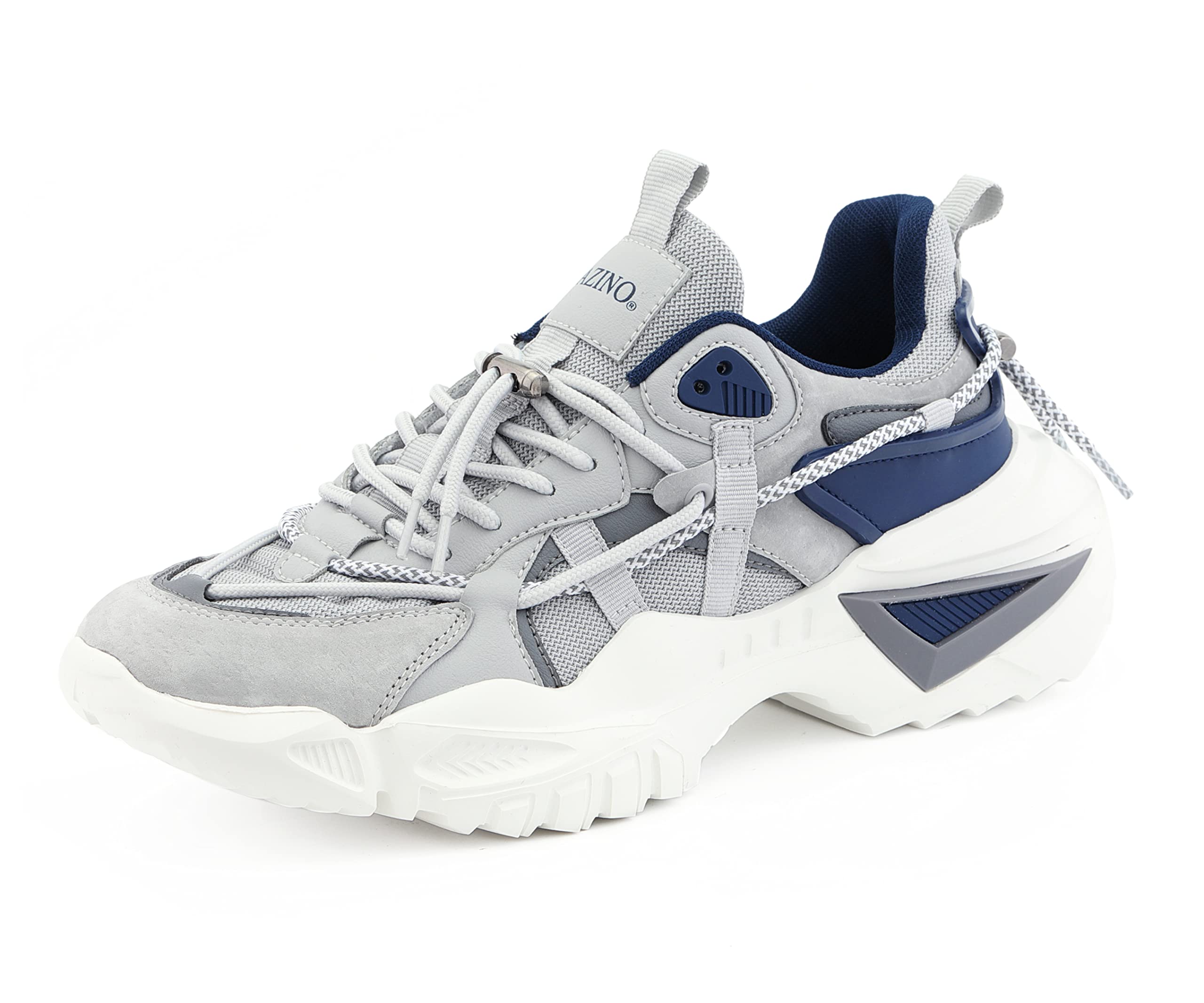 Mazino Oasis Men's Chunky Sneakers - Trendy Athleisure Casual Shoes for Walking, Gym & Streetwear Fashion