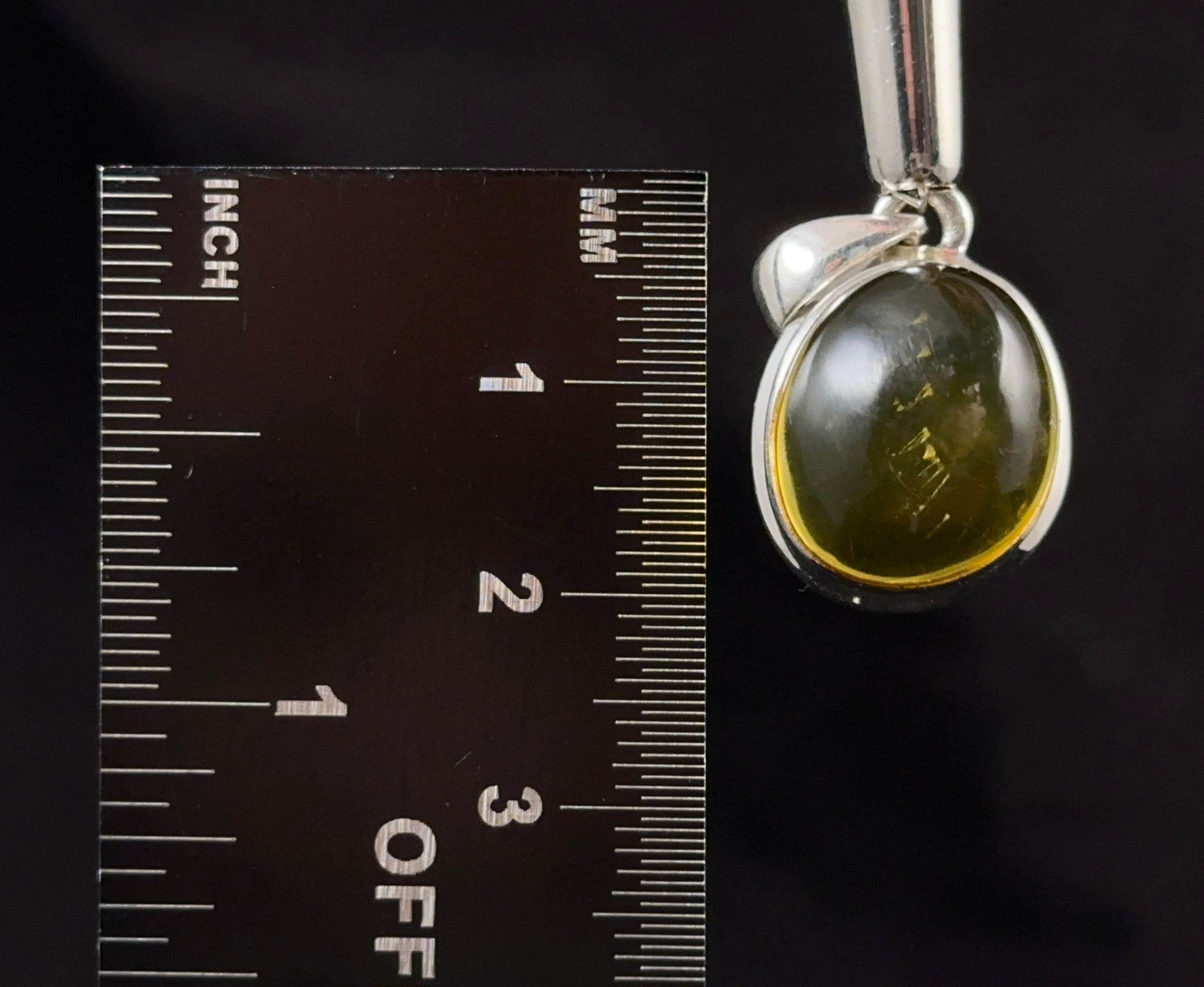 AAA Grade Amber Pendant in Sterling Silver with Healing Crystal | Fine Jewelry for Women | Perfect for Meditation, Energy Healing & Spiritual Gifts