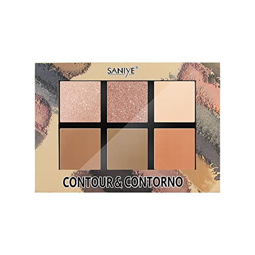 Professional Face Powder Kit - Contouring & Highlighting Palette for Makeup Artists | Multicolor