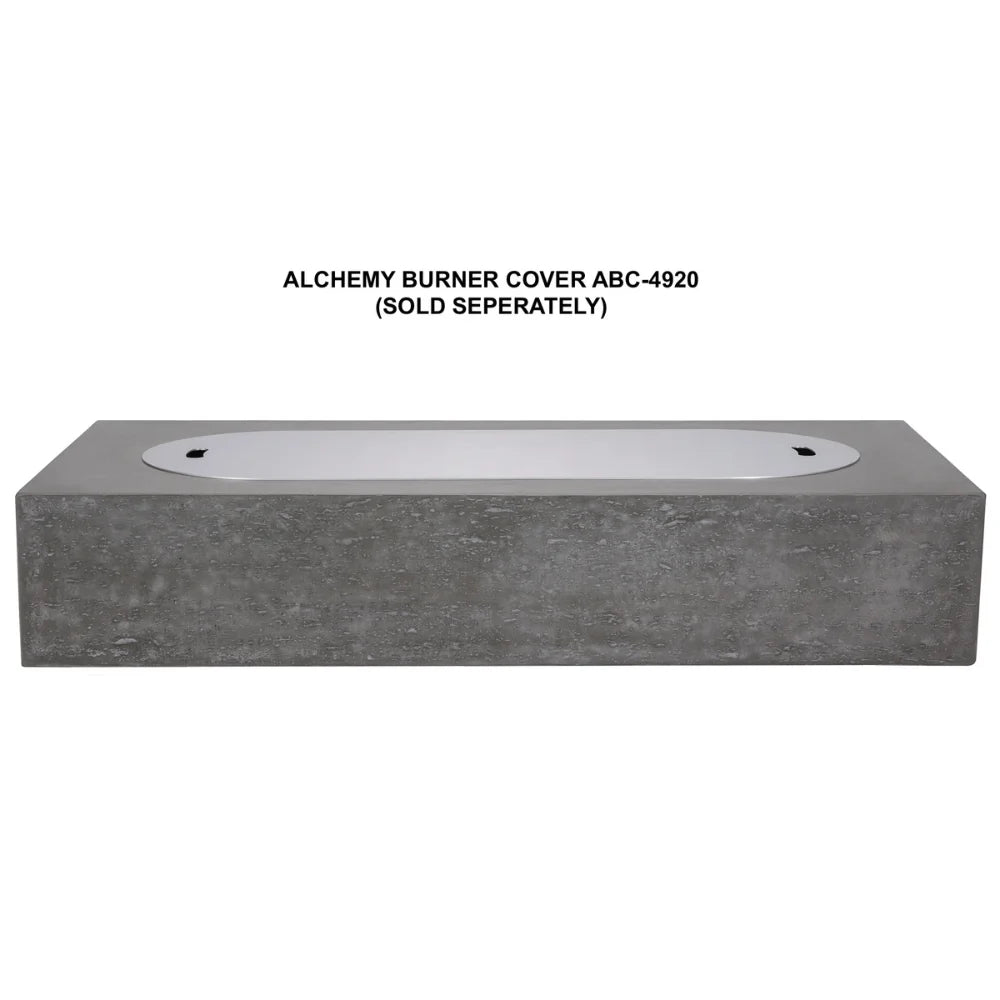 Alchemy Outdoor Patio Fire Table - 42 Inch Propane Fire Pit Table with Lava Rocks, Waterproof Cover - Perfect for Backyard, Deck, Garden, Poolside Gatherings & Outdoor Entertaining