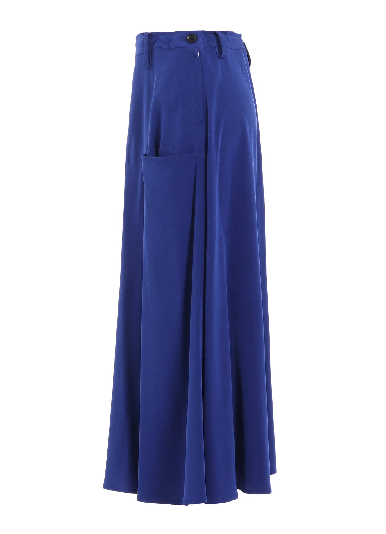 Elegant Crepe de Chine Skirt with Front Panel Pocket - Perfect for Office Wear & Casual Outings