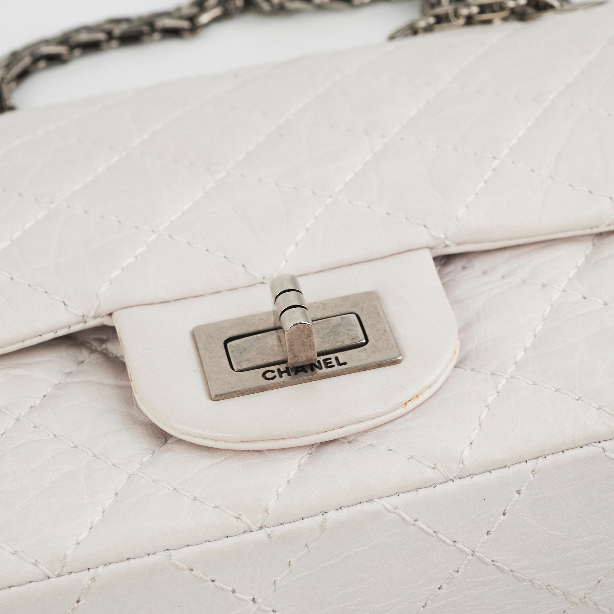 Chanel Reissue 225 Grey Calfskin Leather Handbag - Luxury Designer Shoulder Bag for Women | Perfect for Work, Evening Events & Special Occasions