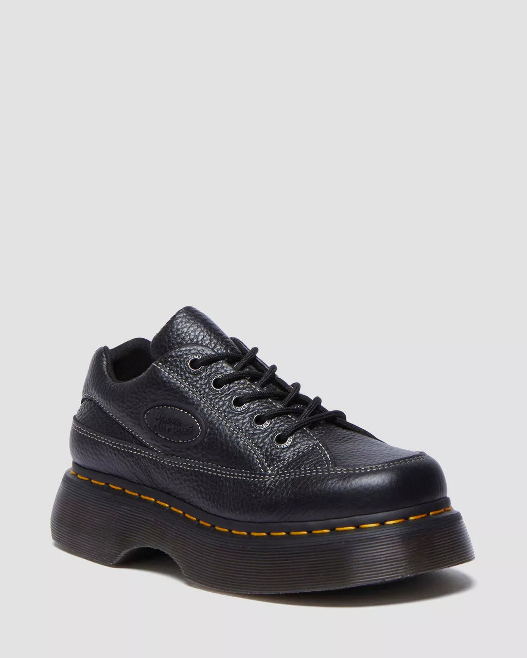 Buzz 5 Eye Shoes - Vintage Style Lace-Up Boots for Men & Women - Perfect for Punk, Rock, and Gothic Fashion Outfits