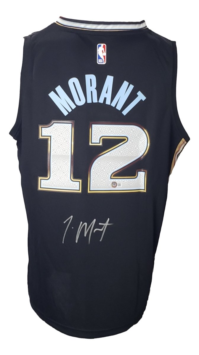 Authentic Ja Morant Signed Memphis Grizzlies Black Fanatics Basketball Jersey - Size XL - Limited Edition Collectible for NBA Fans & Sports Memorabilia Enthusiasts - Perfect for Display, Gifting, and Game Day Outfits