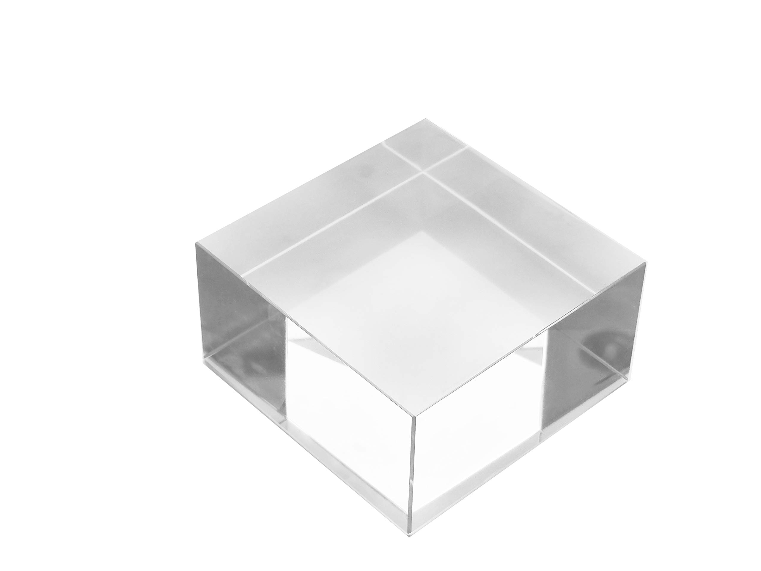 B&NN Clear Polished Acrylic Cube Display Case - 2