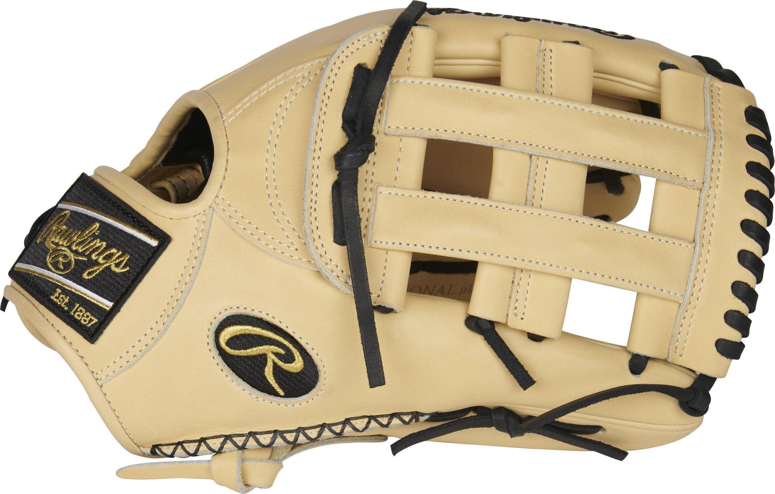 Rawlings Pro Preferred 12.75 Inch Outfield Baseball Glove - PROS3039 6CSS | Premium Leather Mitt for Outfielders | Perfect for Training, Games & Professional Play