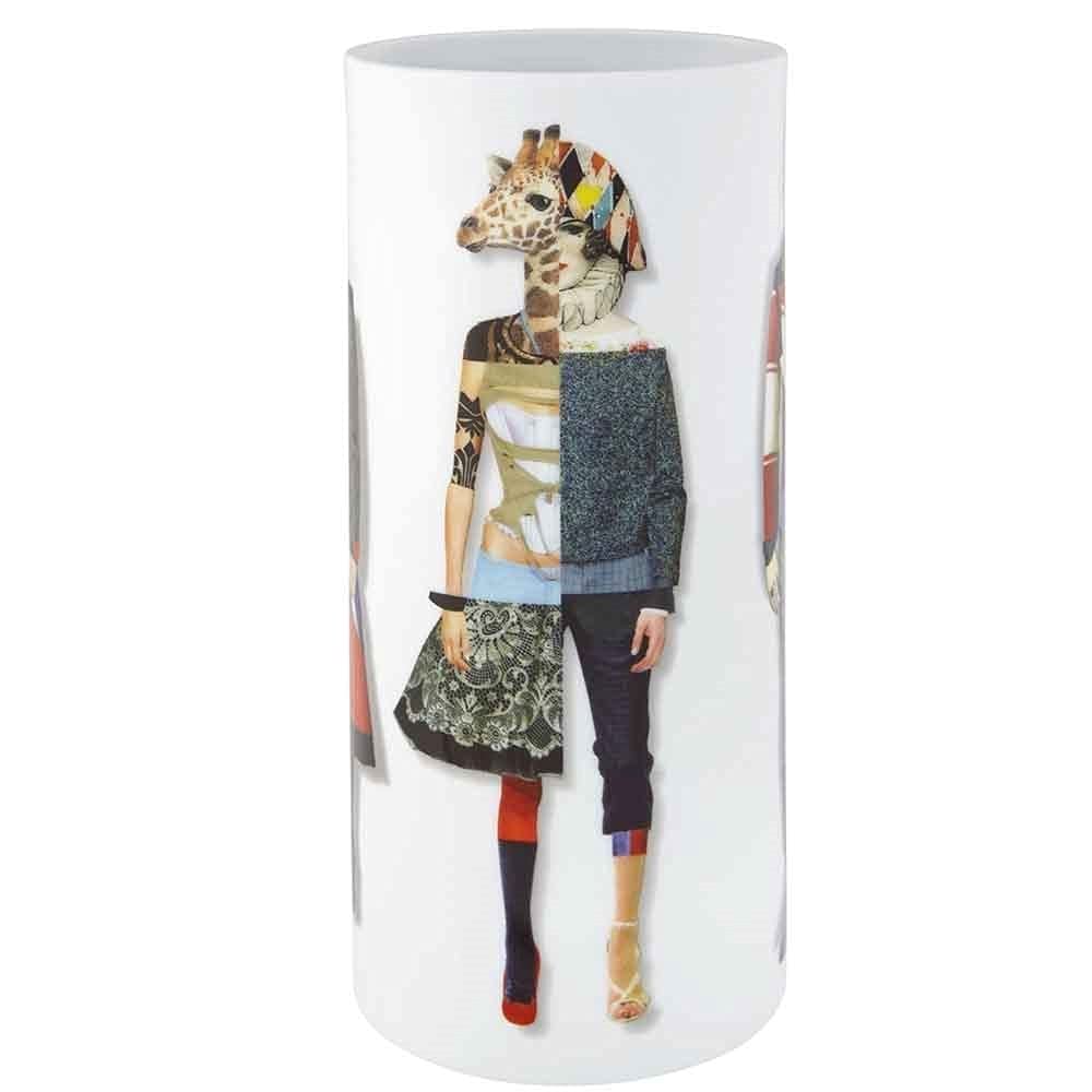 Vista Alegre Christian Lacroix Love Who You Want Vase - Elegant Handcrafted Porcelain Flower Vase for Home Decor, Wedding Centerpiece & Luxury Gift