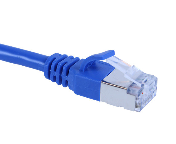 CAT6A Ethernet Patch Cable 15ft - Slim6AS Series Shielded Snagless Boot U/FTP RJ45 for High-Speed Networking, Gaming & Home Office Setup