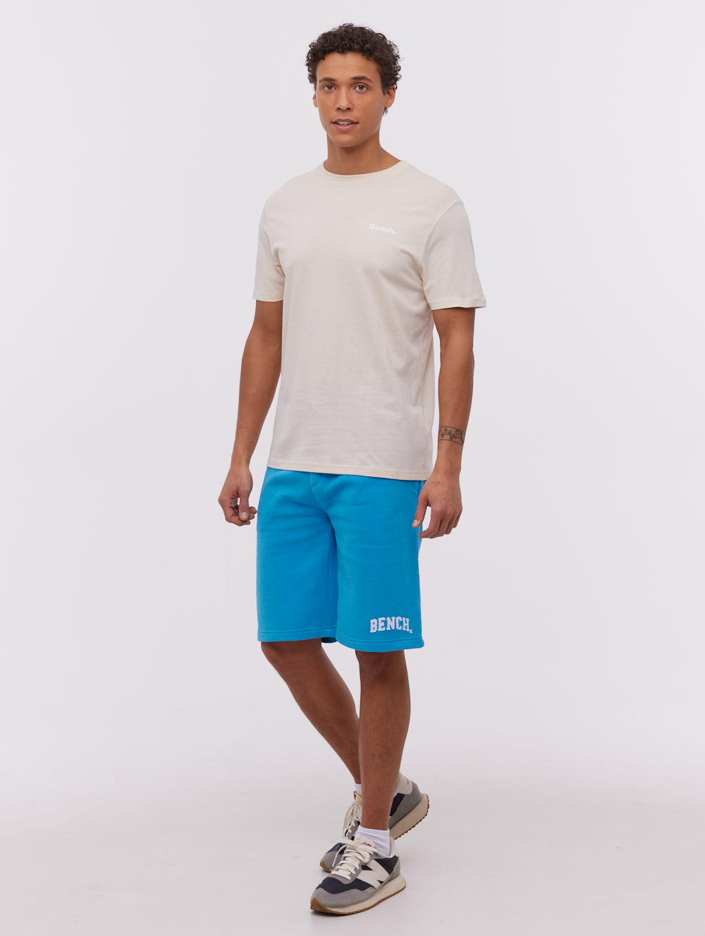 Jackton Collegiate Jogger Shorts for Men - Comfortable Athletic Running Workout Shorts with Pockets - Perfect for Gym, Yoga, and Casual Wear