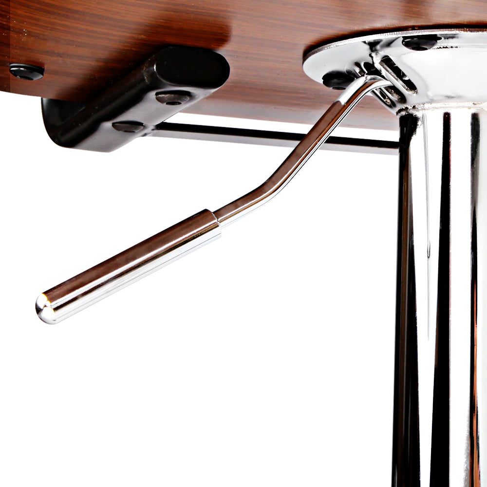Adjustable Black Leather Bar Stools with Gas Lift - Perfect for Kitchen Islands, Home Bars & Dining Areas