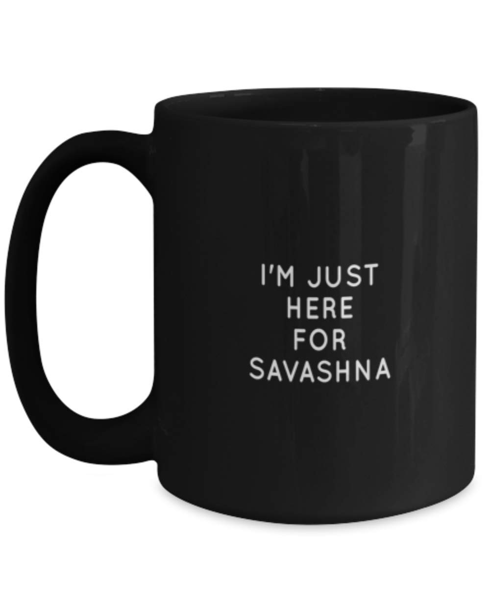 Funny Yoga Teacher Coffee Mug - 'I'm Just Here For Savasana' Gift Idea - Ceramic Tea Cup for Yoga Lovers, Instructors & Studio Owners - Perfect for Morning Coffee, Meditation Breaks & Yoga Studio Gifts