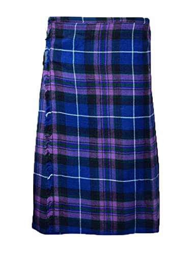 McWilliams Men's Deluxe Black Hybrid Sport Utility Tartan Kilt - Premium Scottish Kilt for Active Men | Perfect for Highland Games, Weddings & Cosplay
