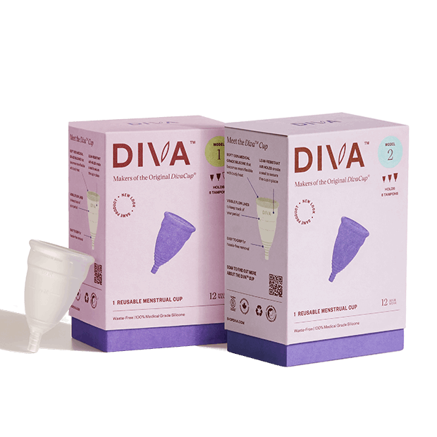 DIVA™ Cup Duo Bundle - Reusable Menstrual Cup Set for Women | Eco-Friendly Period Solution for Active Lifestyles, Travel & Yoga