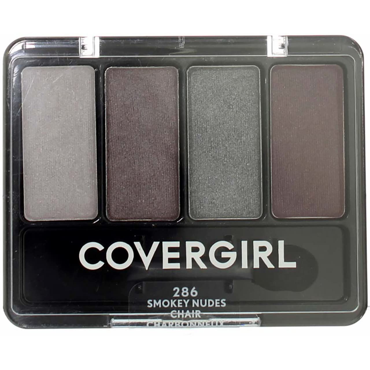 Cover Girl Eye Enhancers 4 Kit Eye Shadow Palette - 286 Smokey Nudes .19 Oz | Long-Lasting Makeup for Day & Night Looks | Perfect for Professional Makeup & Everyday Wear
