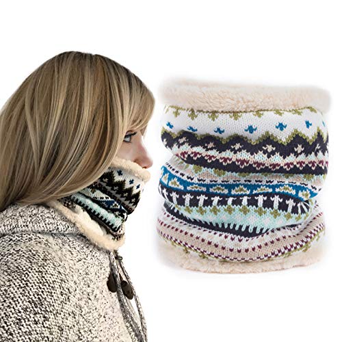 Knit Lime Green/Light Blue Pattern