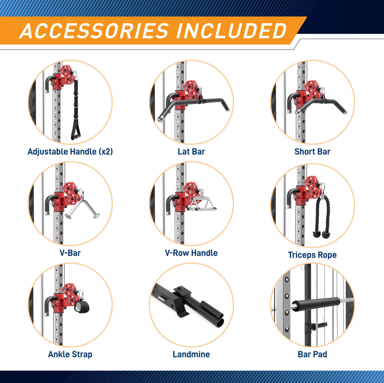 SteelBody SM 6900 All-in-One Home Gym - Functional Trainer with Weight Stack, Smith Machine & Cable Crossovers for Full Body Workout | Perfect for Home Fitness & Strength Training