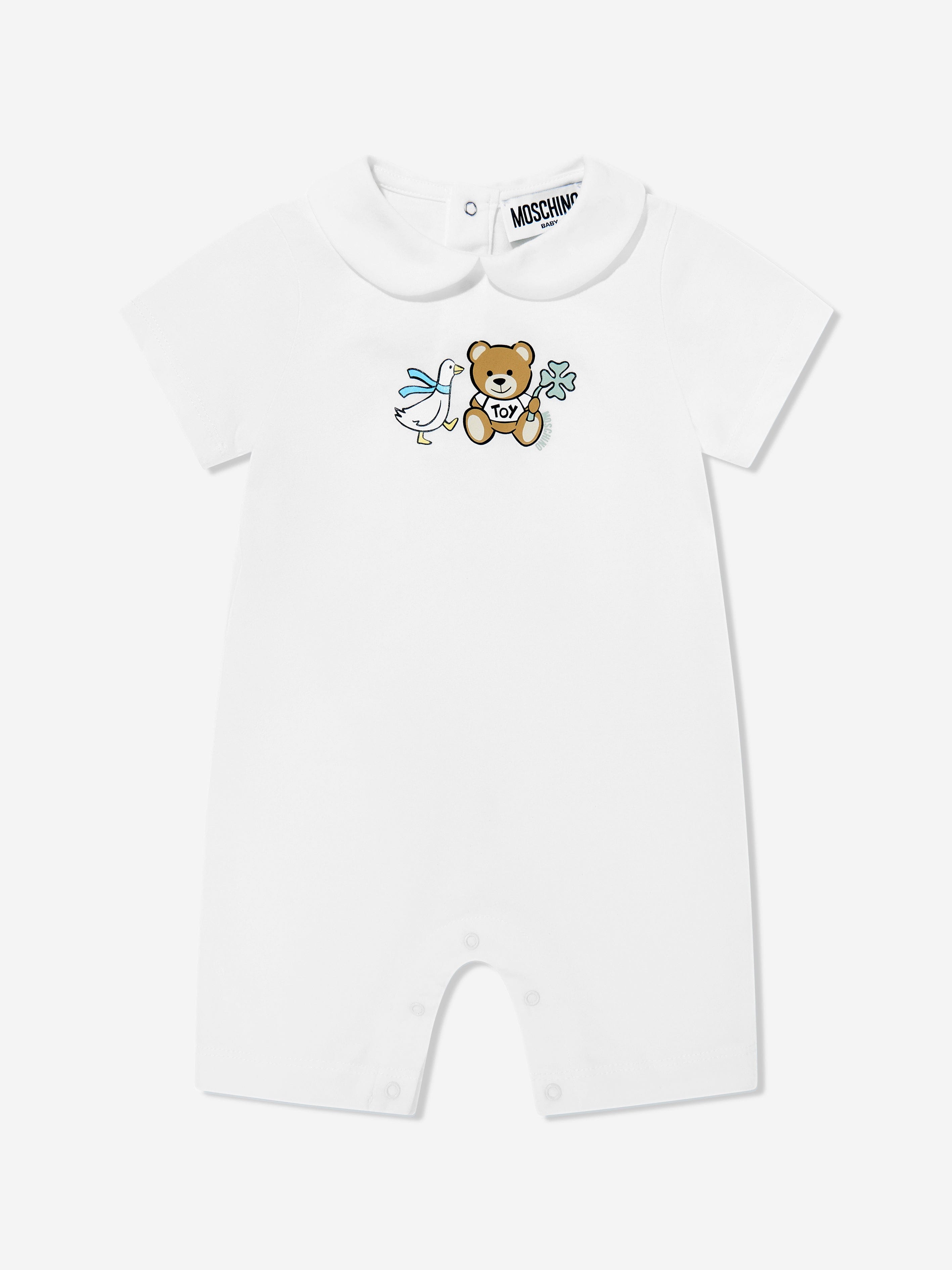 Ivory Baby Teddy Bear Romper - Soft & Cozy Infant Jumpsuit for Newborns & Toddlers - Perfect for Playtime, Photo Shoots & Gifts