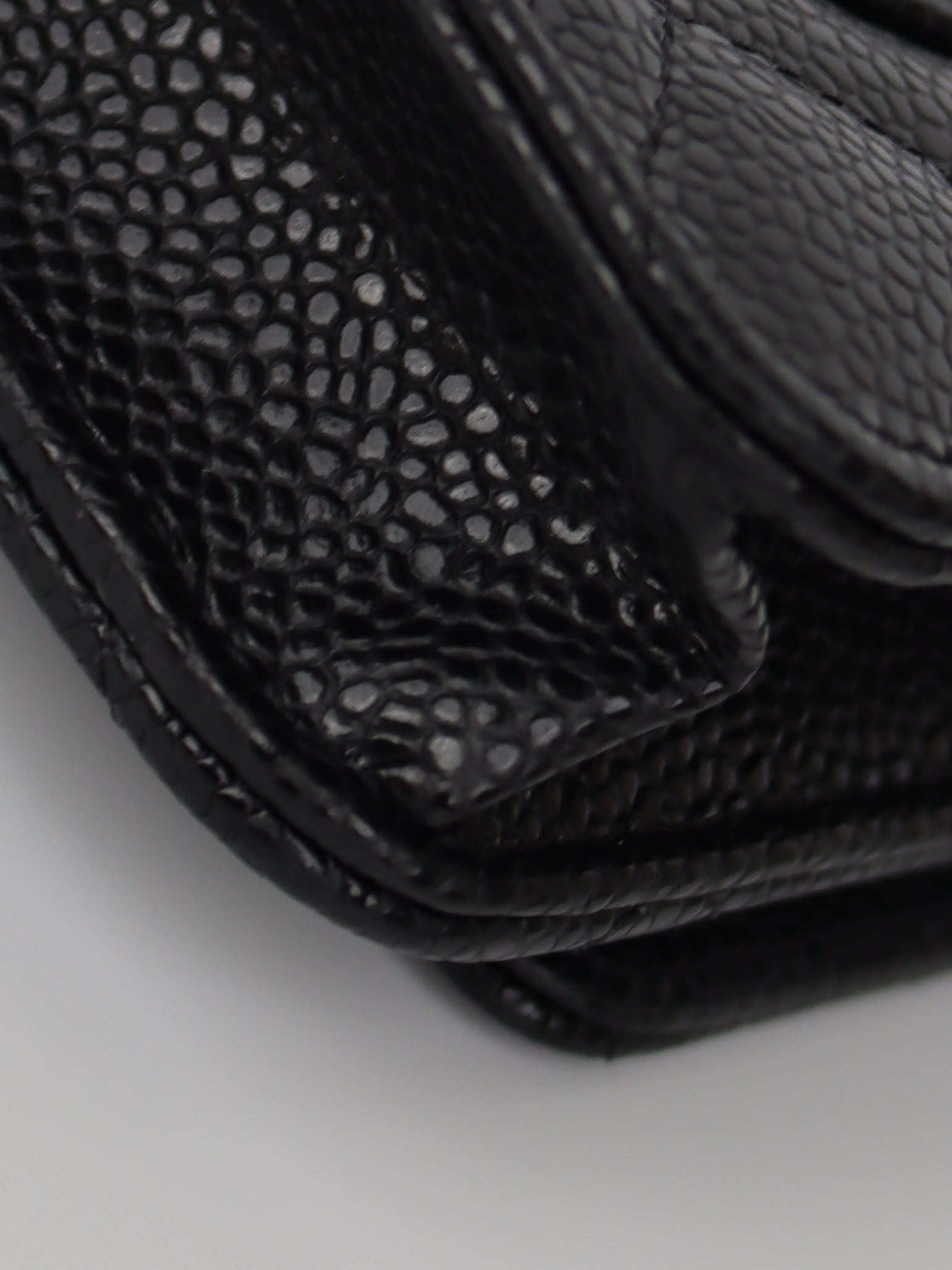 Chanel Black Caviar Leather Wallet on Chain Crossbody Bag - Elegant Evening Clutch for Women, Perfect for Parties & Date Nights