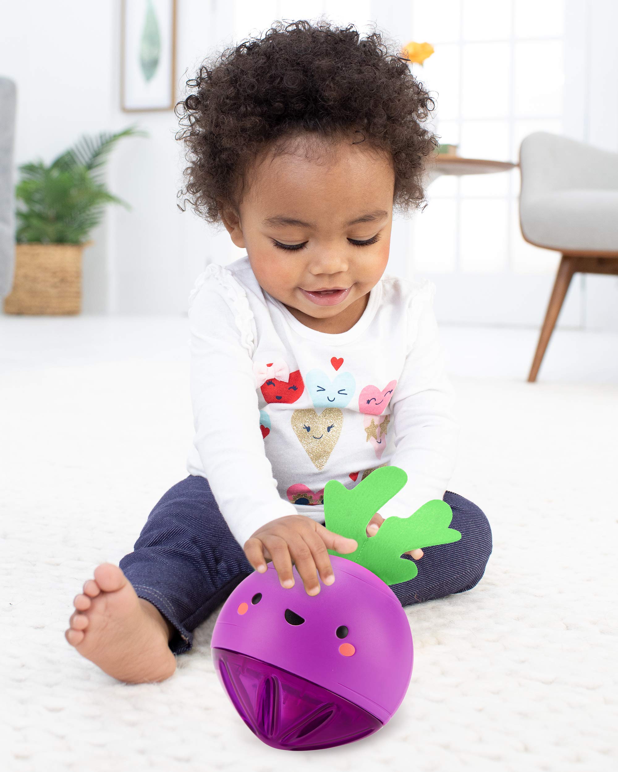 Skip Hop Developmental Learning Crawl Toy Beetbox & Farmstand Grow & Play Set with Baby Maracas and Egg Shaker Trio - Interactive Musical Toys for Infants and Toddlers - Perfect for Crawling Practice, Sensory Play, and Early Childhood Development