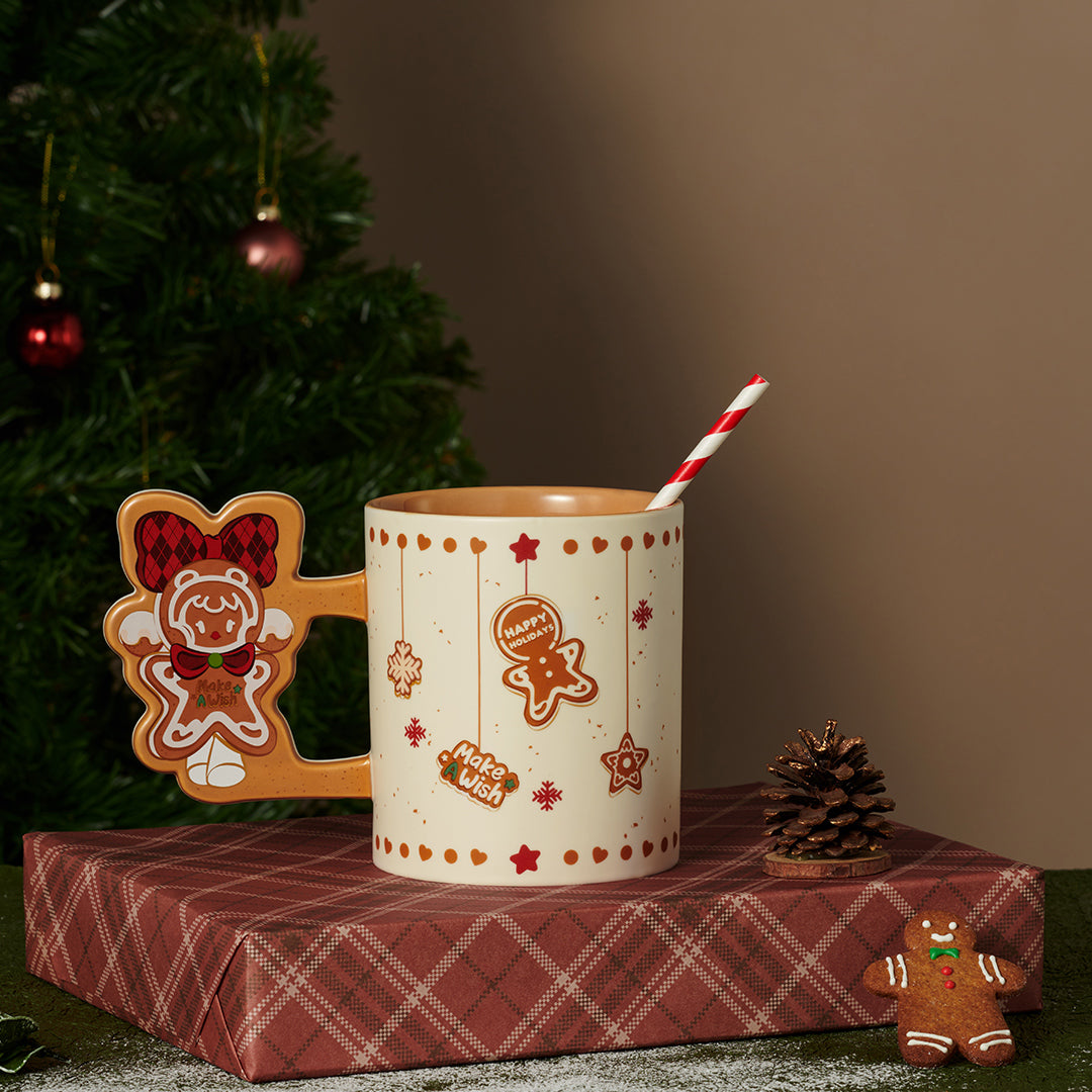 POP MART SKULLPANDA Tell Me What You Want Series Ceramic Coffee Mug - Unique Collectible Art Cup for Home, Office & Gift Giving