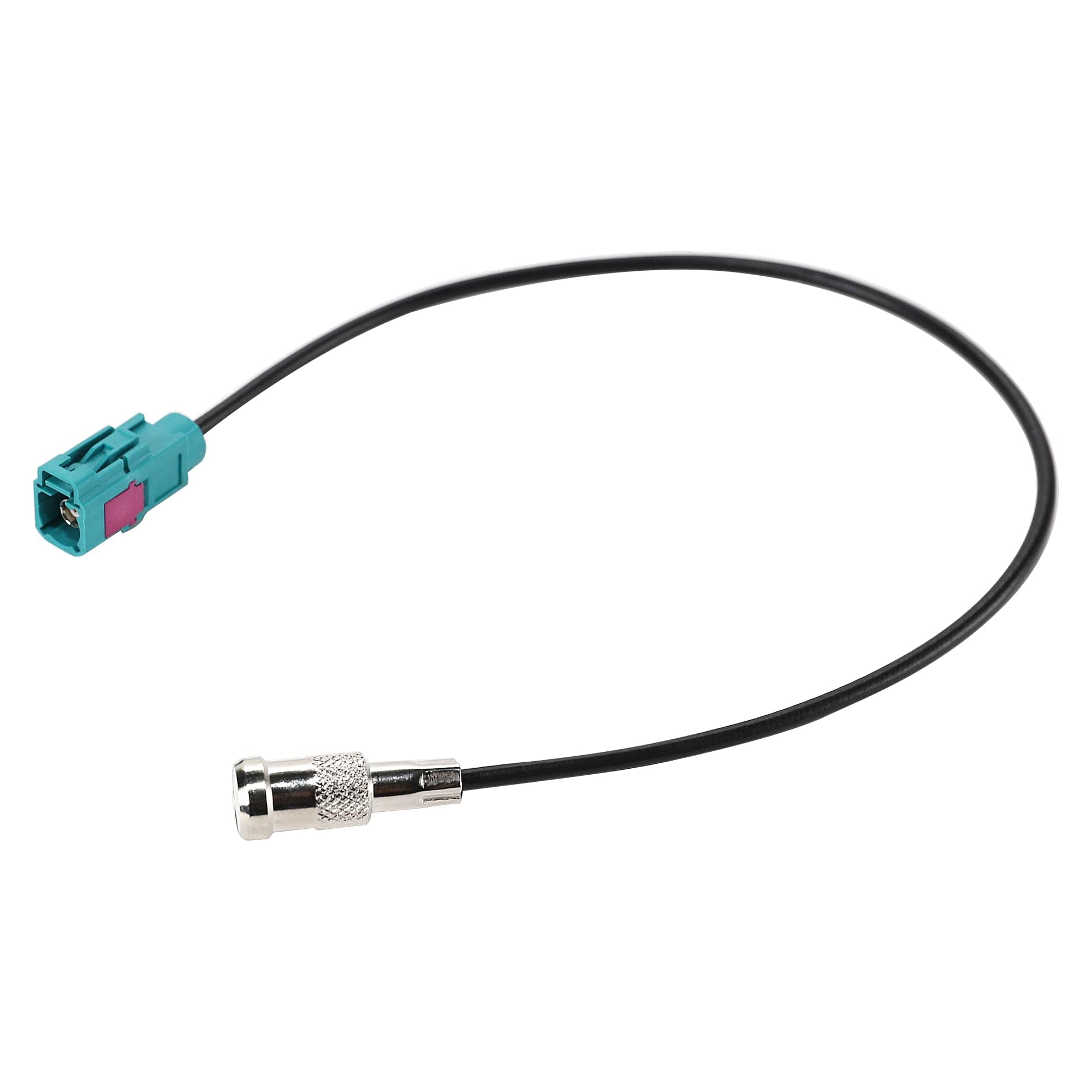 2002-2017 Ford BMW VW Mercedes Audi Skoda Car Radio Antenna Adapter - Fakra to ISO AM FM Connector Plug for Head Unit Stereo CD Media - Perfect for Car Audio System Upgrades & Aftermarket Installations
